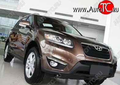 13 299 р. Дневные ходовые огни СТ  Hyundai Santa Fe  CM (2006-2012) дорестайлинг, рестайлинг  с доставкой в г. Набережные‑Челны