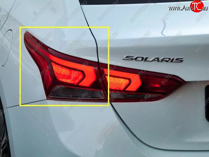 26 999 р. Фара задняя левая Стандартная (светодиодная) Hyundai Solaris HCR седан дорестайлинг (2017-2020)  с доставкой в г. Набережные‑Челны