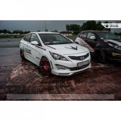 4 999 р. Пороги накладки TopKontur Design KIA Rio 3 QB дорестайлингхэтчбек5дв. (2011-2015) (Неокрашенные)  с доставкой в г. Набережные‑Челны. Увеличить фотографию 5