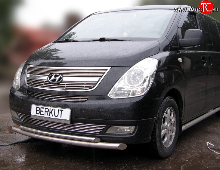 4 799 р. Декоративная вставка решетки радиатора Berkut  Hyundai Starex/Grand Starex/H1  TQ (2007-2018) дорестайлинг, рестайлинг  с доставкой в г. Набережные‑Челны