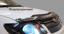 2 189 р. Дефлектор капота CA-Plastic  Hyundai Tucson  TL (2015-2021) дорестайлинг, рестайлинг (Classic черный, Без надписи)  с доставкой в г. Набережные‑Челны. Увеличить фотографию 3