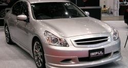 24 999 р. Комплект порогов Impul  INFINITI G35  V36 (2006-2015) седан (Неокрашенные)  с доставкой в г. Набережные‑Челны. Увеличить фотографию 2