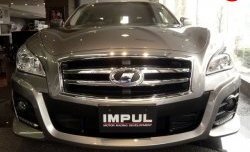 52 749 р. Передний бампер Impul INFINITI M (2010-2014) (Без карбоновых вставок, Неокрашенный)  с доставкой в г. Набережные‑Челны. Увеличить фотографию 3