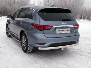 15 349 р. Фаркоп (тягово-сцепное устройство) TCC  INFINITI QX60  L50 (2016-2021) рестайлинг (Оцинкованный, шар E)  с доставкой в г. Набережные‑Челны. Увеличить фотографию 2