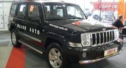 15 299 р. Защита переднего бампера одинарная Souz-96 (d76). Jeep Commander (2006-2010)  с доставкой в г. Набережные‑Челны. Увеличить фотографию 2