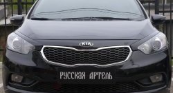 1 149 р. Реснички на фары RA KIA Cerato 3 YD дорестайлинг седан (2013-2016) (Неокрашенные)  с доставкой в г. Набережные‑Челны. Увеличить фотографию 3