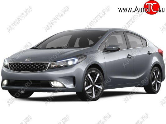 4 389 р. Передний бампер JORDEN KIA Cerato 3 YD рестайлинг седан (2016-2019) (Неокрашенный)  с доставкой в г. Набережные‑Челны