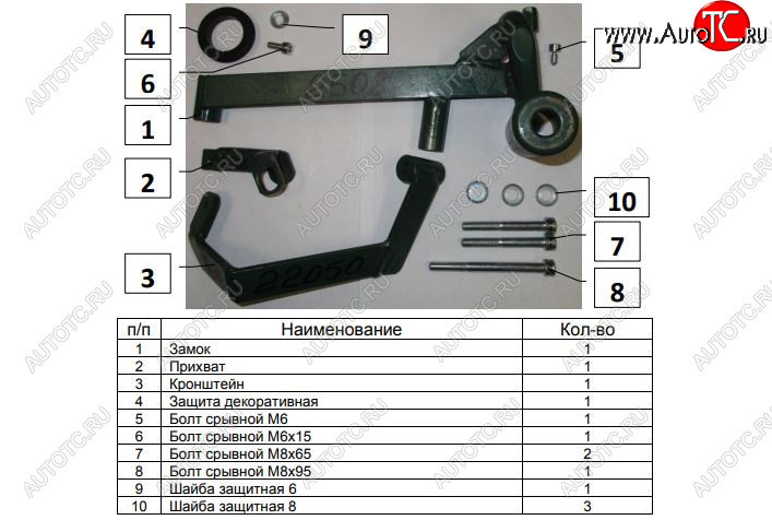 6 299 р. Замок КПП FORTUS (AT+) KIA Cerato 4 BD дорестайлинг седан (2018-2021)  с доставкой в г. Набережные‑Челны