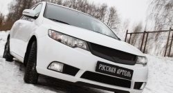 4 089 р. Решётка радиатора (Forte) RA  KIA Cerato  2 TD (2008-2013) седан (Поверхность глянец (под окраску), Неокрашенная)  с доставкой в г. Набережные‑Челны. Увеличить фотографию 2