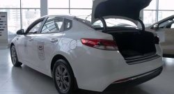 1 169 р. Защитная накладка на задний бампер RA KIA Optima 4 JF дорестайлинг седан (2016-2018)  с доставкой в г. Набережные‑Челны. Увеличить фотографию 5