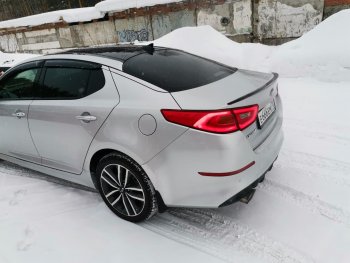 3 399 р. Лип спойлер АВТОКРАТ  KIA Optima  3 TF (2010-2016) дорестайлинг седан, рестайлинг седан (Неокрашенный)  с доставкой в г. Набережные‑Челны. Увеличить фотографию 3