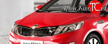 10 599 р. Капот Стандартный KIA Rio 3 QB дорестайлинг седан (2011-2015) (Окрашенный)  с доставкой в г. Набережные‑Челны