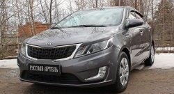 1 129 р. Реснички на фары RA KIA Rio 3 QB дорестайлингхэтчбек5дв. (2011-2015) (Неокрашенные)  с доставкой в г. Набережные‑Челны. Увеличить фотографию 3