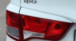 1 999 р. Реснички на фонари BS KIA Rio 3 QB рестайлинг седан (2015-2017) (Неокрашенные)  с доставкой в г. Набережные‑Челны. Увеличить фотографию 3