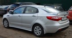 2 549 р. Спойлер LitCompany KIA Rio 3 QB дорестайлинг седан (2011-2015) (Неокрашенный)  с доставкой в г. Набережные‑Челны. Увеличить фотографию 4