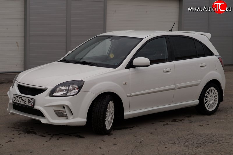 4 599 р. Комплект порогов Vita Dm  KIA Rio ( 2 JB,  4 FB) (2005-2024) дорестайлинг седан, дорестайлинг, хэтчбэк 5 дв., рестайлинг, хэтчбэк 5 дв., рестайлинг седан (Неокрашенные)  с доставкой в г. Набережные‑Челны