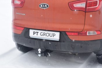 14 999 р. Фаркоп Petroil Tuning (съемный квадрат) KIA Sorento XM дорестайлинг (2009-2012)  с доставкой в г. Набережные‑Челны. Увеличить фотографию 3