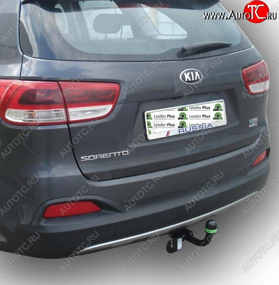 7 599 р. Фаркоп (дизель) Лидер Плюс. KIA Sorento UM/Prime дорестайлинг (2014-2018) (Без электропакета)  с доставкой в г. Набережные‑Челны