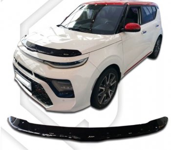 Дефлектор капота CA-Plastiс KIA (КИА) Soul (Сол)  SK3 (2018-2022) SK3