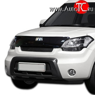 569 р. Дефлектор капота NovLine KIA Soul AM дорестайлинг (2008-2011)  с доставкой в г. Набережные‑Челны