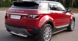 15 799 р. Защита порогов из круглой трубы диаметром 63 мм (Prestige u Pure) Russtal Land Rover Range Rover Evoque 1 L538 дорестайлинг 5 дв. (2011-2015) (Защита порогов с со скосами на торцах (вариант 1))  с доставкой в г. Набережные‑Челны. Увеличить фотографию 4