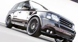 5 199 р. Пороги накладки HAMANN CONQUEROR I Land Rover Range Rover Sport 1 L320 дорестайлинг (2005-2009) (Неокрашенные)  с доставкой в г. Набережные‑Челны. Увеличить фотографию 8