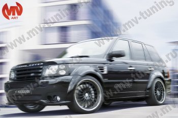 23 899 р. Пороги накладки HAMMAN Land Rover Range Rover Sport 1 L320 дорестайлинг (2005-2009) (Неокрашенные)  с доставкой в г. Набережные‑Челны. Увеличить фотографию 3