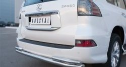 18 599 р. Защита заднего бампера (Ø63 и 42 мм, с углами, нержавейка) SLITKOFF Lexus GX460 J150 1-ый рестайлинг (2013-2019)  с доставкой в г. Набережные‑Челны. Увеличить фотографию 3