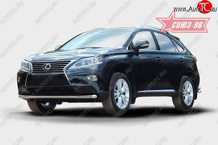 1 052 р. Защита переднего бампера одинарная Souz-96 (d60). Lexus RX350 AL10 рестайлинг (2012-2015)  с доставкой в г. Набережные‑Челны