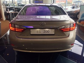 2 049 р. Лип спойлер АВТОКРАТ Lexus ES300h XV60 дорестайлинг (2012-2015) (Неокрашенный)  с доставкой в г. Набережные‑Челны. Увеличить фотографию 3