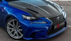 1 299 р. Реснички на фары Tuning-Sport  Lexus IS250  XE30 седан (2013-2016) дорестайлинг (Неокрашенные)  с доставкой в г. Набережные‑Челны. Увеличить фотографию 9