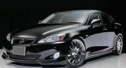 7 999 р. Накладка на передний бампер CT Lexus IS250 XE20 седан дорестайлинг (2005-2013) (Неокрашенная)  с доставкой в г. Набережные‑Челны. Увеличить фотографию 3