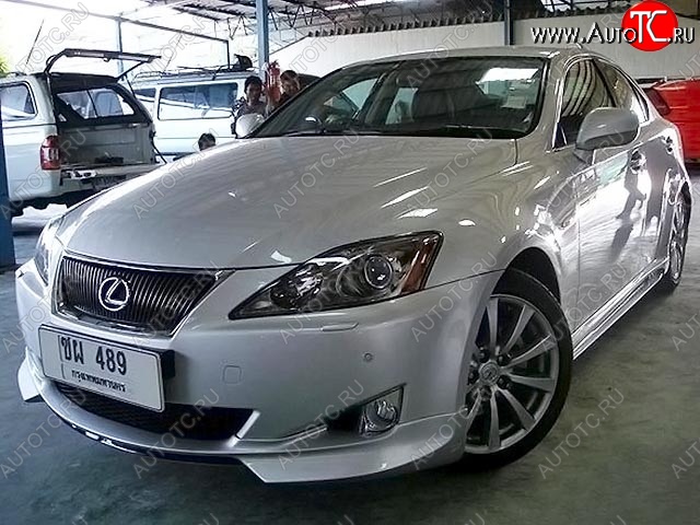 9 299 р. Накладка на передний бампер WALD SPORTS LINE  Lexus IS250  XE20 (2005-2013) седан дорестайлинг (Неокрашенная)  с доставкой в г. Набережные‑Челны