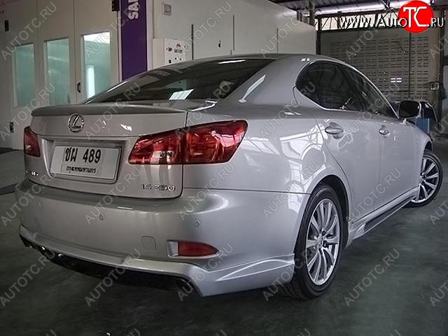 10 599 р. Накладка на задний бампер WALD SPORTS LINE Lexus IS250 XE20 седан дорестайлинг (2005-2013) (Неокрашенная)  с доставкой в г. Набережные‑Челны