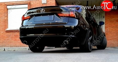 4 849 р. Лип спойлер JT Lexus IS250 XE20 седан дорестайлинг (2005-2013) (Неокрашенный)  с доставкой в г. Набережные‑Челны