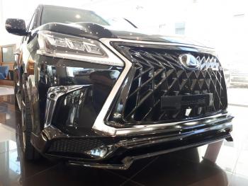 45 999 р. Юбка переднего бампера HEMMES Lexus LX570 J200 2-ой рестайлинг (2015-2022) (Неокрашенная)  с доставкой в г. Набережные‑Челны. Увеличить фотографию 13