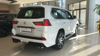 37 899 р. Юбка заднего бампера HEMMES  Lexus LX450d  J200 - LX570  J200 (Неокрашенная)  с доставкой в г. Набережные‑Челны. Увеличить фотографию 2