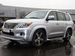 17 499 р. Накладки на колёсные арки GOLDMAN DAMD Lexus LX570 J200 дорестайлинг (2007-2012) (Неокрашенные)  с доставкой в г. Набережные‑Челны. Увеличить фотографию 2