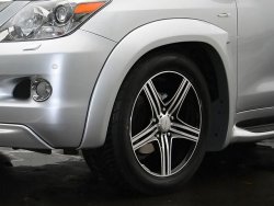 17 499 р. Накладки на колёсные арки GOLDMAN DAMD Lexus LX570 J200 дорестайлинг (2007-2012) (Неокрашенные)  с доставкой в г. Набережные‑Челны. Увеличить фотографию 4