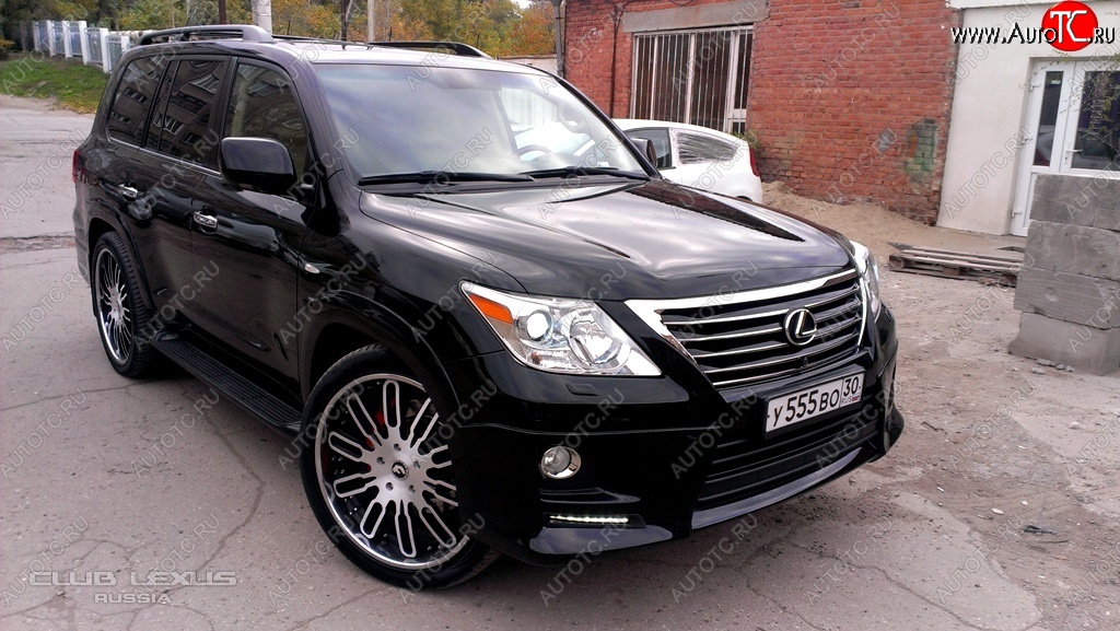 15 349 р. Накладки на колёсные арки JAOS Lexus LX570 J200 дорестайлинг (2007-2012) (Неокрашенные)  с доставкой в г. Набережные‑Челны