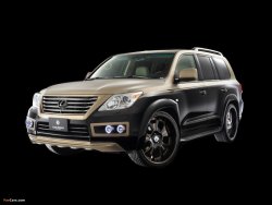 11 949 р. Накладка на передний бампер Goldman Lexus LX570 J200 дорестайлинг (2007-2012) (Неокрашенная)  с доставкой в г. Набережные‑Челны. Увеличить фотографию 3