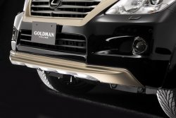 11 949 р. Накладка на передний бампер Goldman Lexus LX570 J200 дорестайлинг (2007-2012) (Неокрашенная)  с доставкой в г. Набережные‑Челны. Увеличить фотографию 4