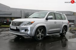 Накладка на передний бампер Goldman Lexus LX570 J200 дорестайлинг (2007-2012)