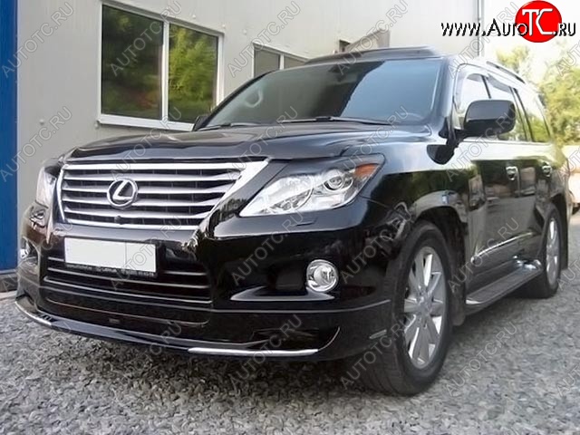 15 349 р. Накладка на передний бампер LX MODE Lexus LX570 J200 дорестайлинг (2007-2012) (Неокрашенная)  с доставкой в г. Набережные‑Челны