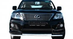 30 149 р. Двойная защита переднего бампера d 60х42 Sport Package Souz-96 Lexus LX570 J200 дорестайлинг (2007-2012)  с доставкой в г. Набережные‑Челны. Увеличить фотографию 2