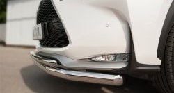 20 399 р. Защита переднего бампера (2 трубыØ63 и 42 мм, нержавейка) SLITKOFF Lexus NX200T Z10 (2014-2017)  с доставкой в г. Набережные‑Челны. Увеличить фотографию 3