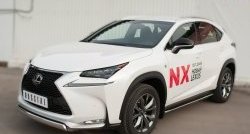 17 299 р. Защита переднего бампера (Ø75х42 мм, нержавейка, F-SPORT) Russtal Lexus NX200T Z10 (2014-2017)  с доставкой в г. Набережные‑Челны. Увеличить фотографию 4