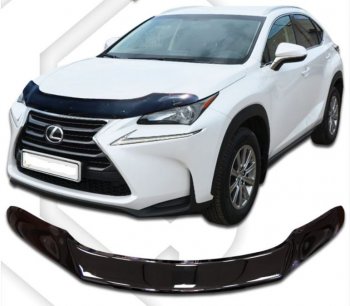 Дефлектор капота CA-Plastic exclusive Lexus NX300h Z10 дорестайлинг (2014-2017)