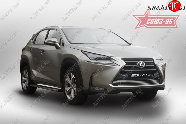 10 499 р. Декоративный элемент воздухозаборника Souz-96 (d10) Lexus NX200T Z10 (2014-2017)  с доставкой в г. Набережные‑Челны