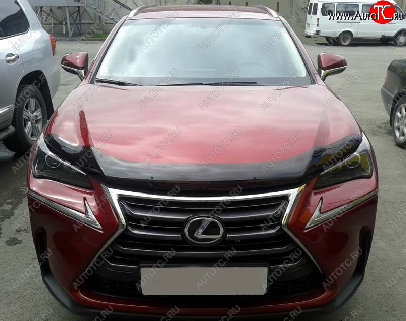 3 599 р. Дефлектор капота SIM Lexus NX300h Z10 дорестайлинг (2014-2017)  с доставкой в г. Набережные‑Челны